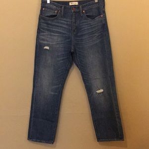 Madewell Cruiser Straight Crop Roger Wash